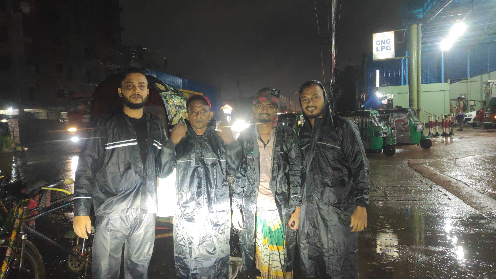 Legend Foundation Raincoat Distribution